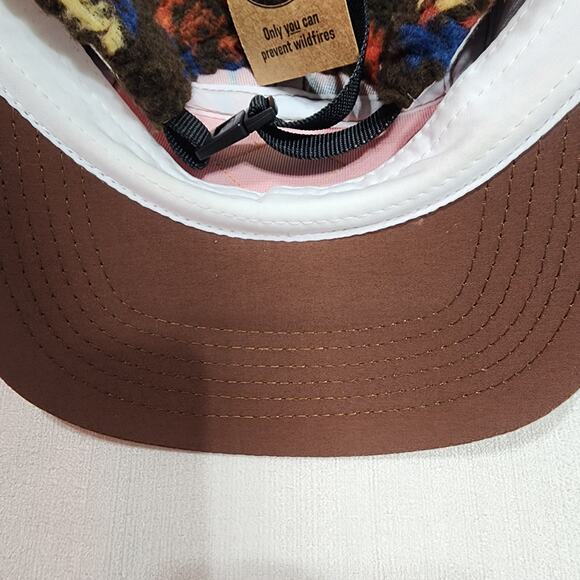 Smokey the bear Sherpa Fleece compass hat strap back - Picture 4 of 6